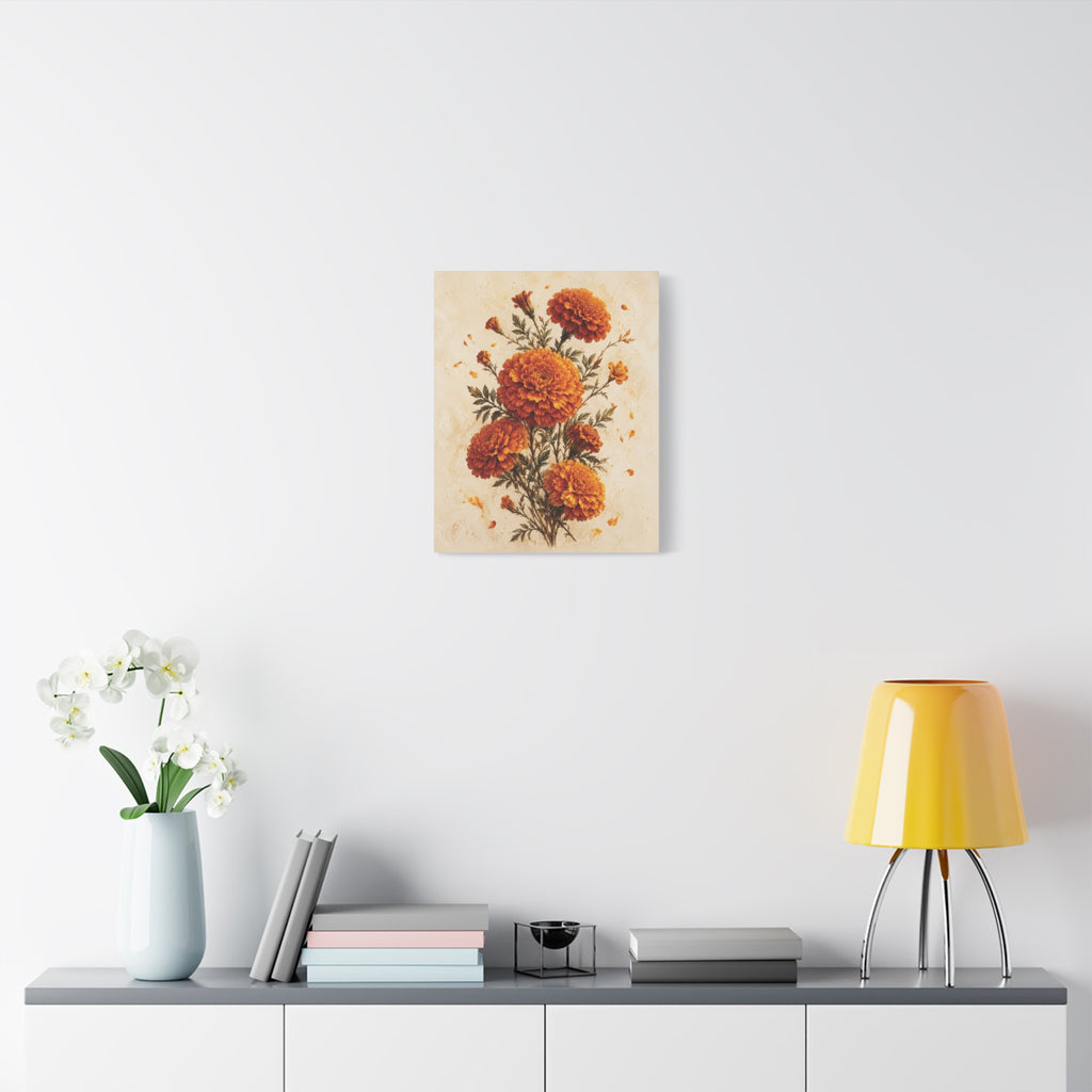 Flower of Remembrance | Marigold Canvas