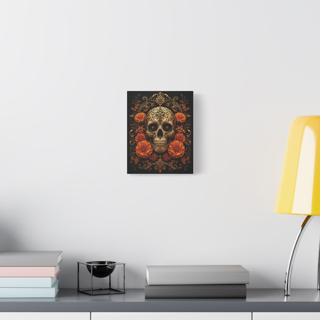 Imperial Skull | Day of the Dead Canvas