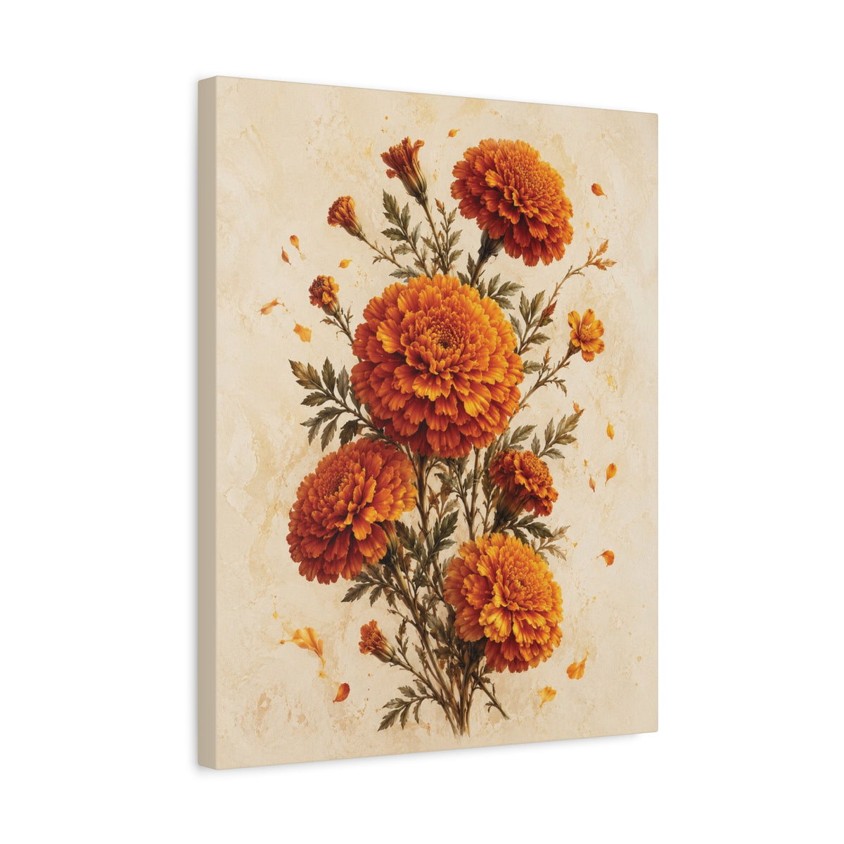 Flower of Remembrance | Marigold Canvas