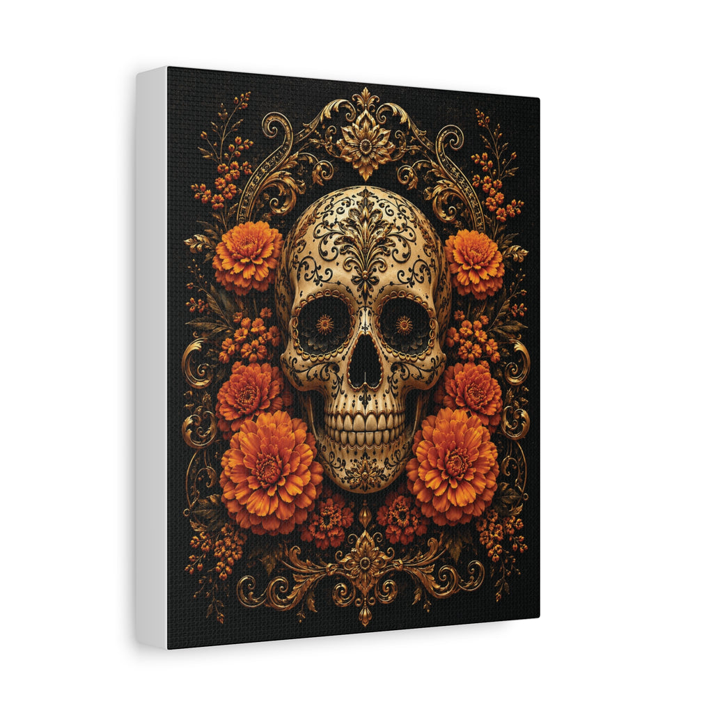 Imperial Skull | Day of the Dead Canvas