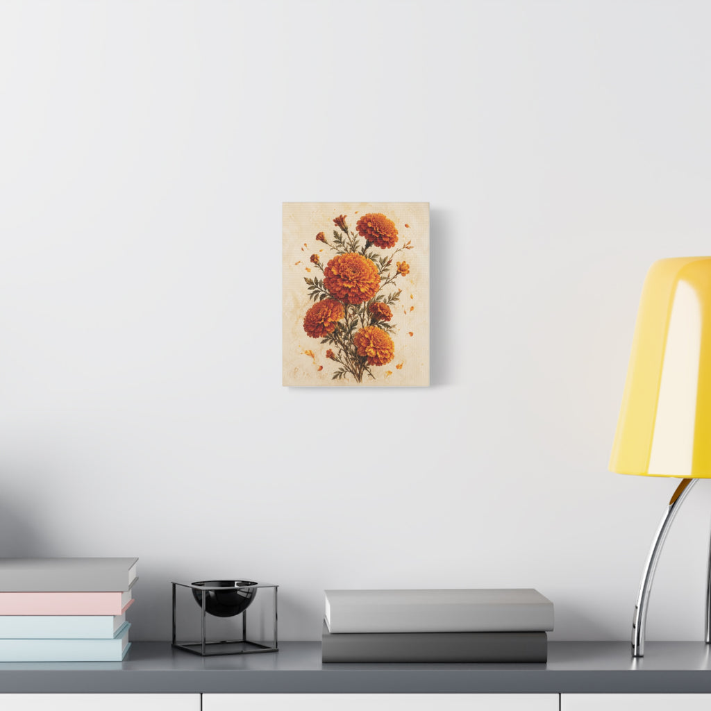 Flower of Remembrance | Marigold Canvas