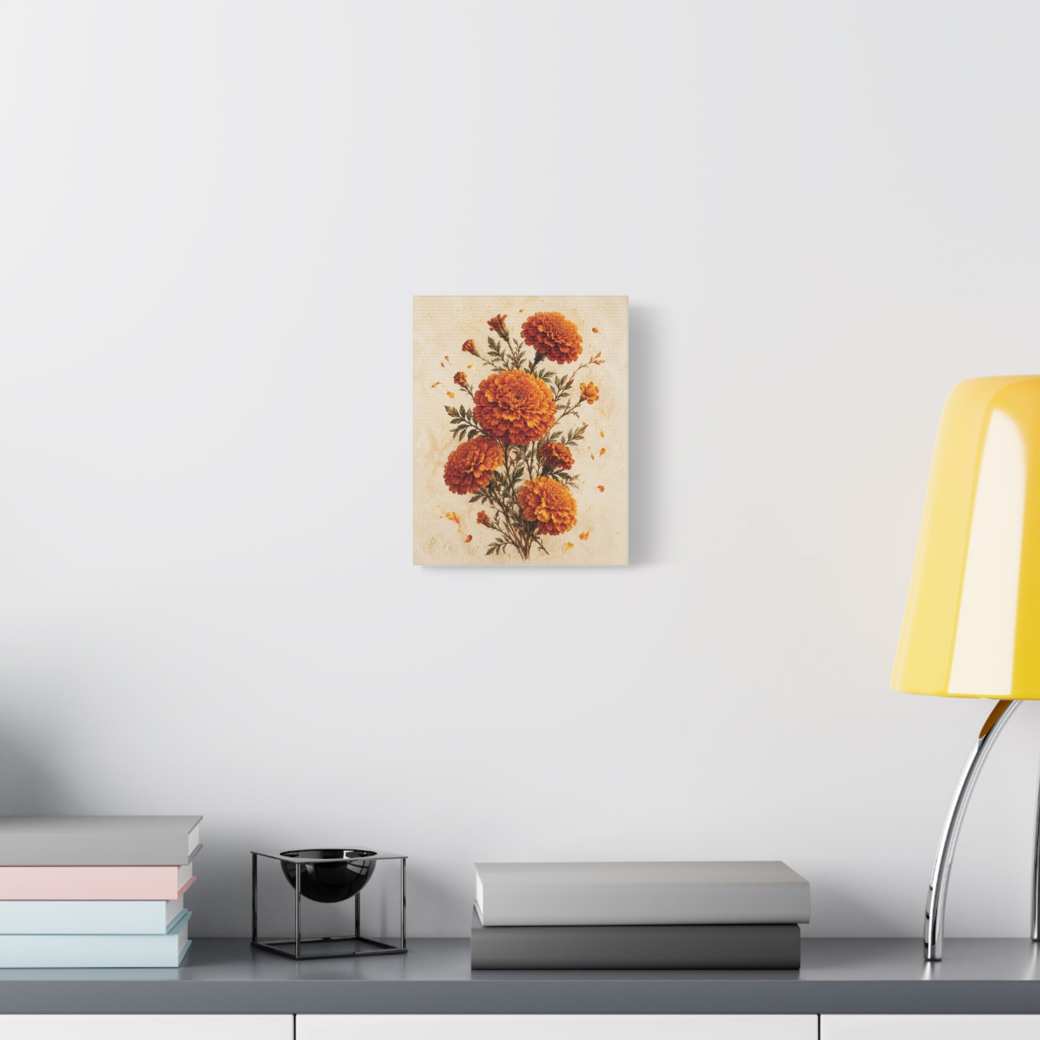 Flower of Remembrance | Marigold Canvas