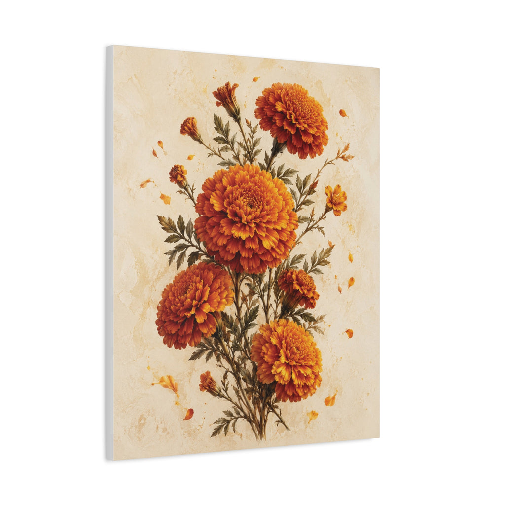 Flower of Remembrance | Marigold Canvas