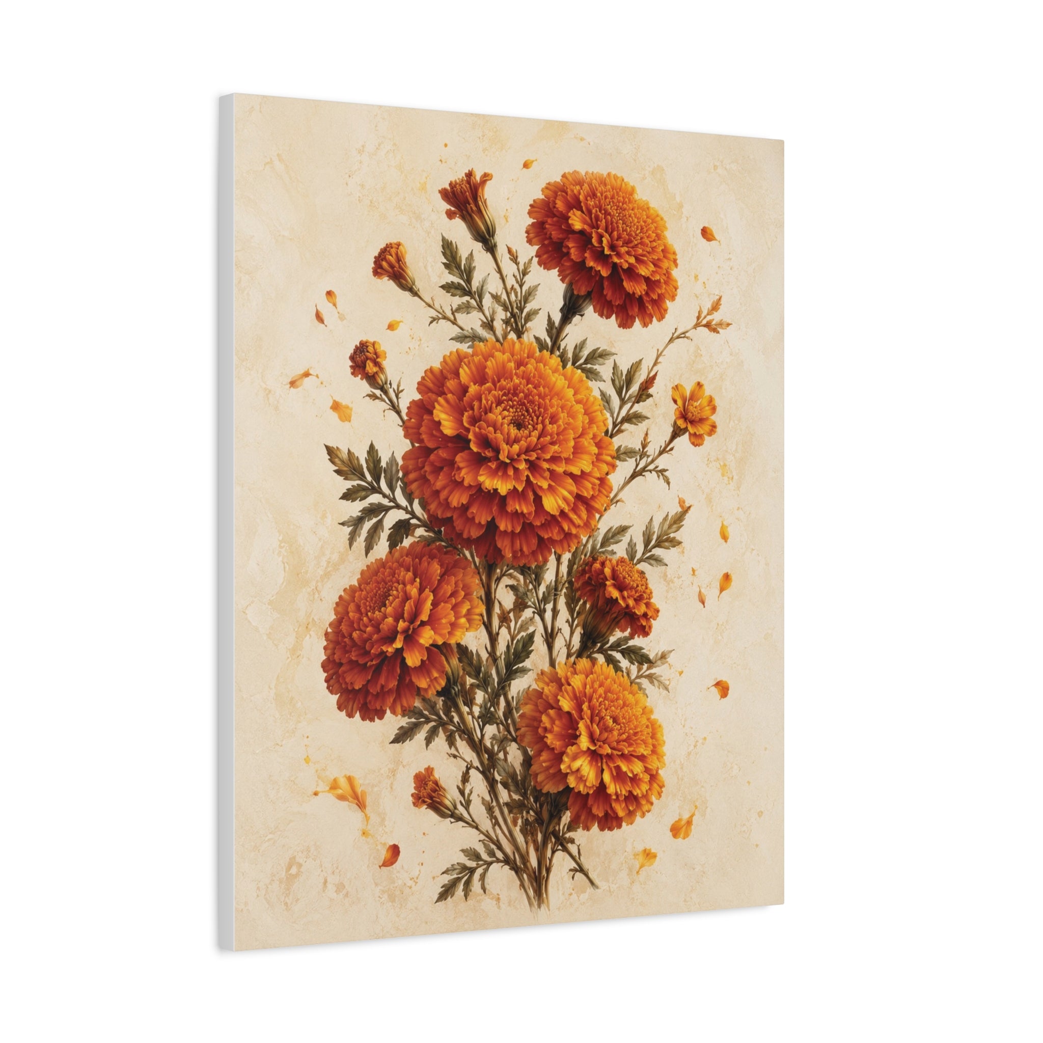 Flower of Remembrance | Marigold Canvas