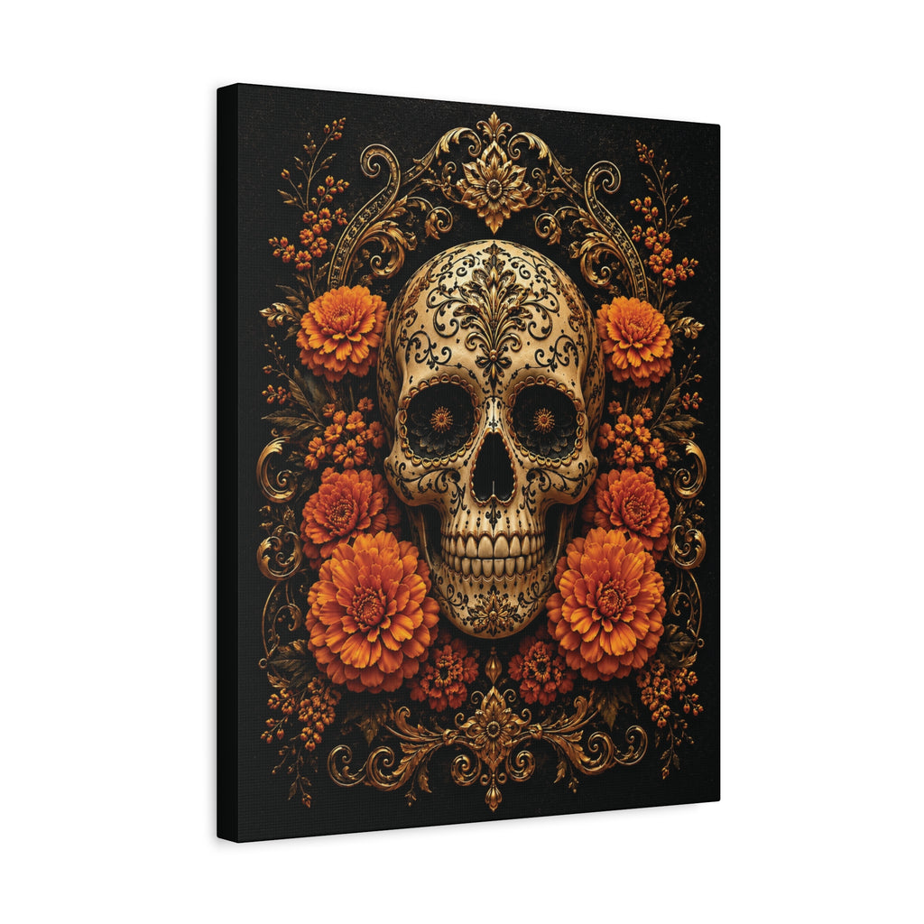 Imperial Skull | Day of the Dead Canvas