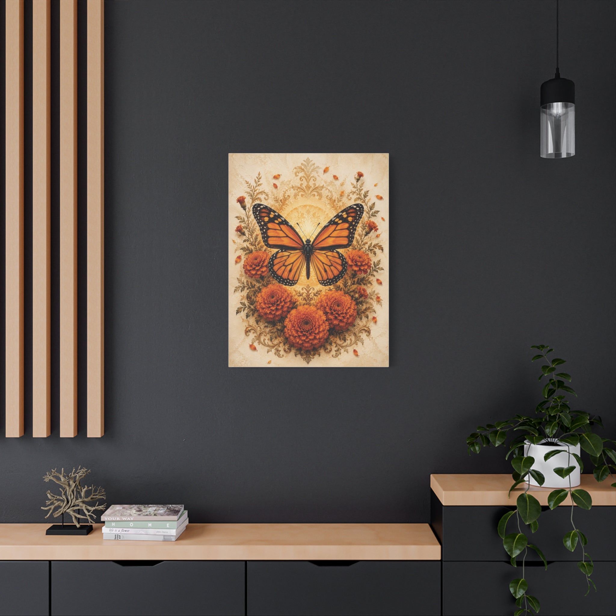Monarca Eterna | Eternal Monarch Butterfly Canvas
