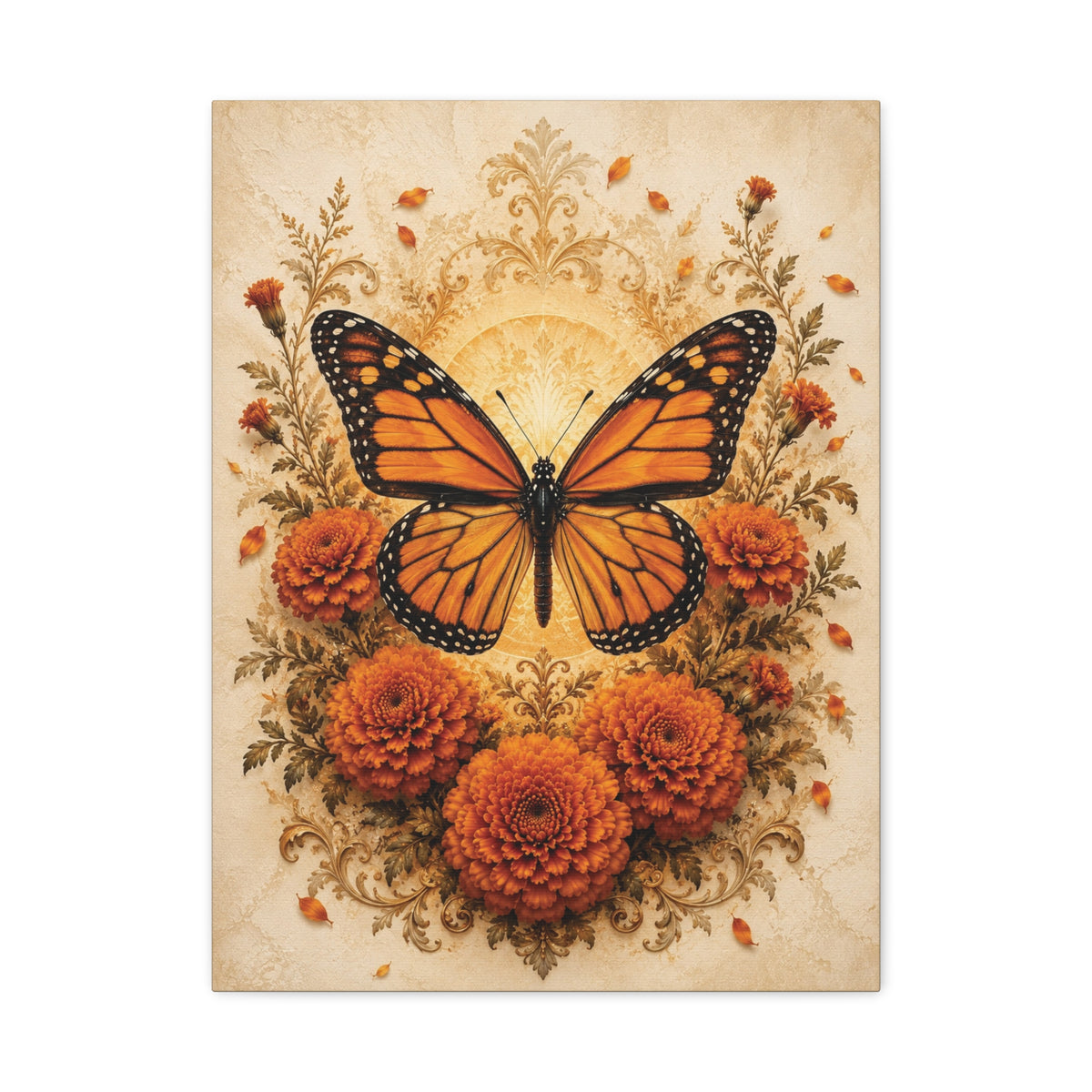 Monarca Eterna | Eternal Monarch Butterfly Canvas