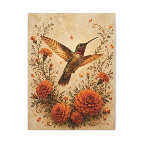 Colibrí de Ofrenda | Hummingbird Canvas