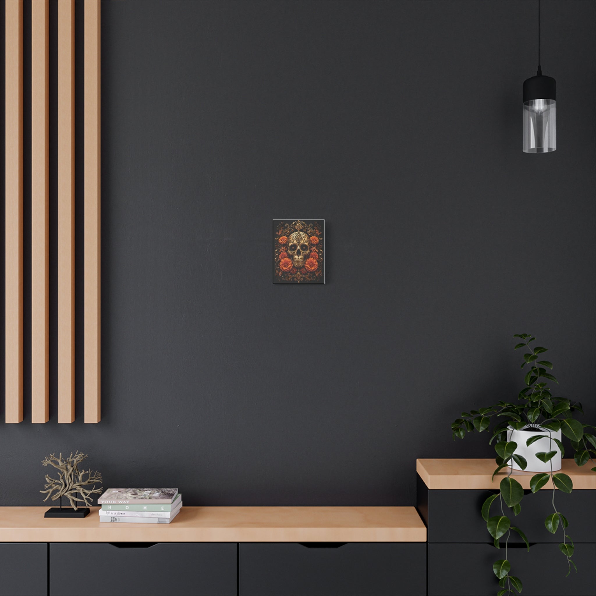 Imperial Skull | Day of the Dead Canvas