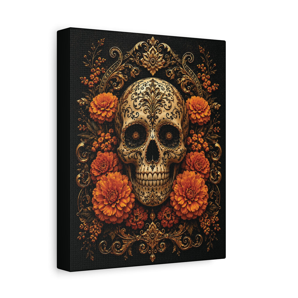Imperial Skull | Day of the Dead Canvas