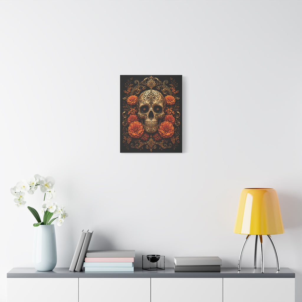 Imperial Skull | Day of the Dead Canvas