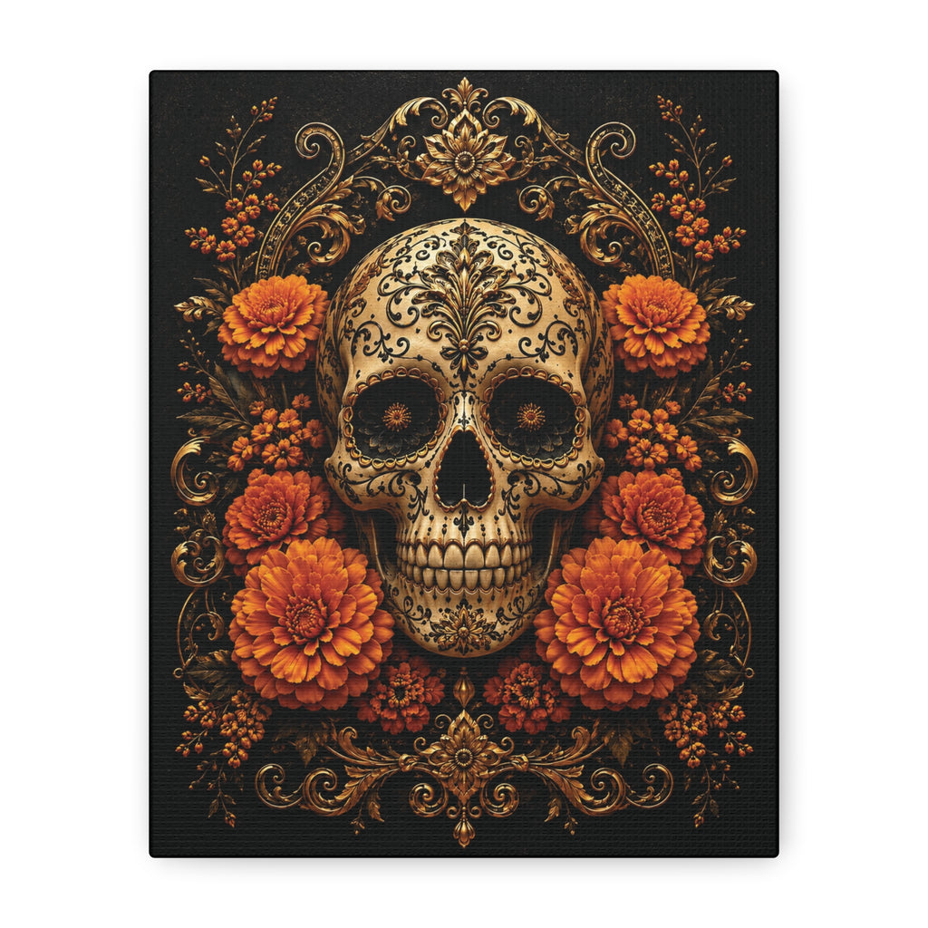 Imperial Skull | Day of the Dead Canvas