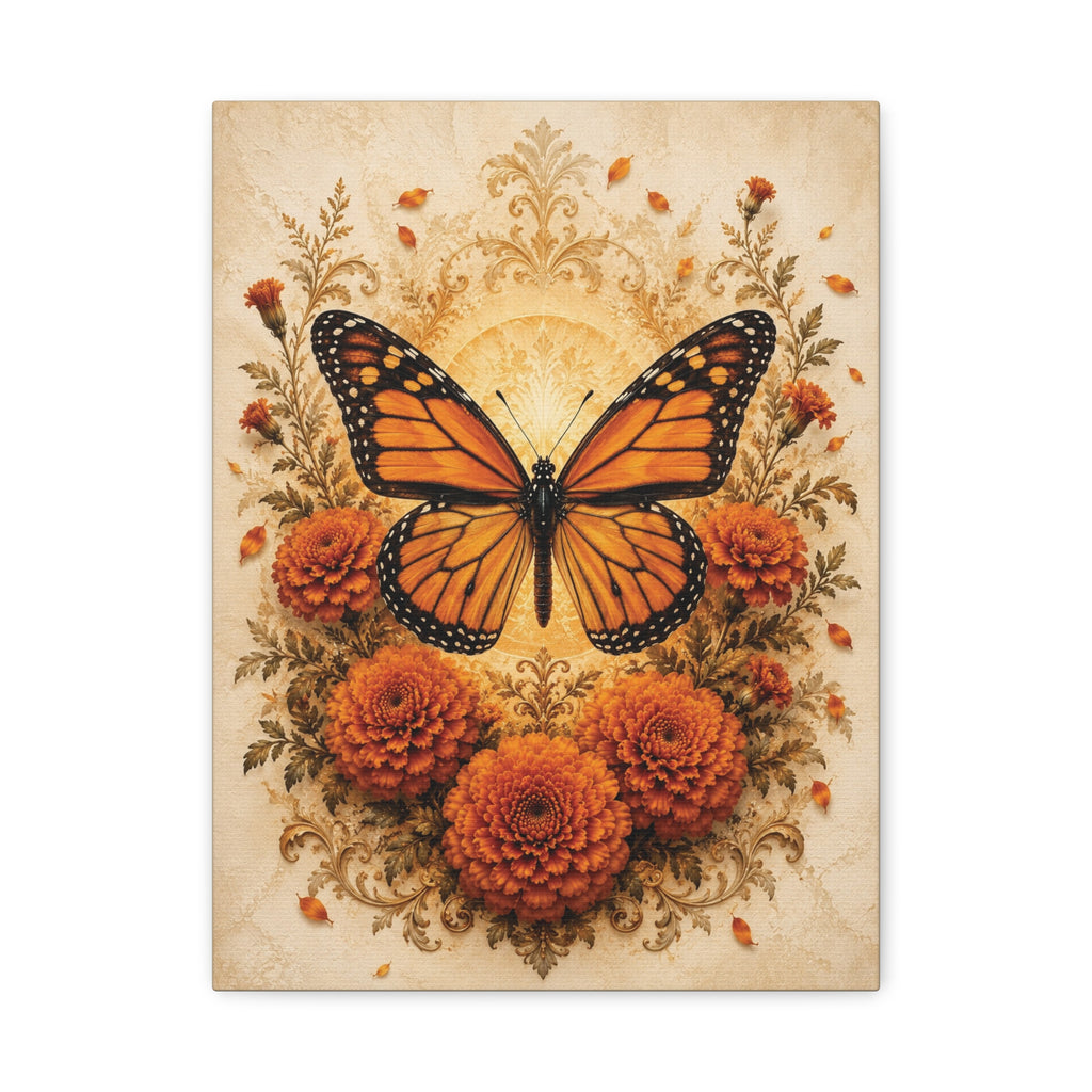 Monarca Eterna | Eternal Monarch Butterfly Canvas
