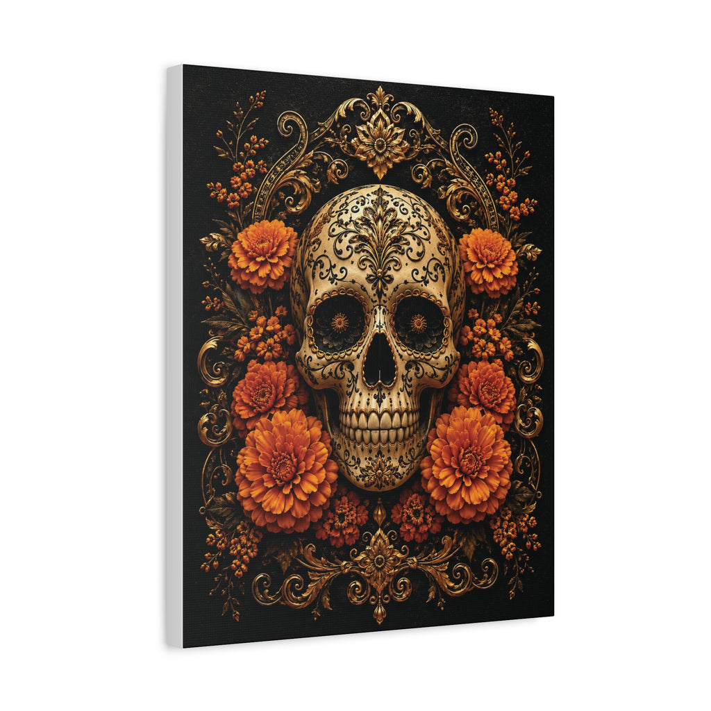 Imperial Skull | Day of the Dead Canvas