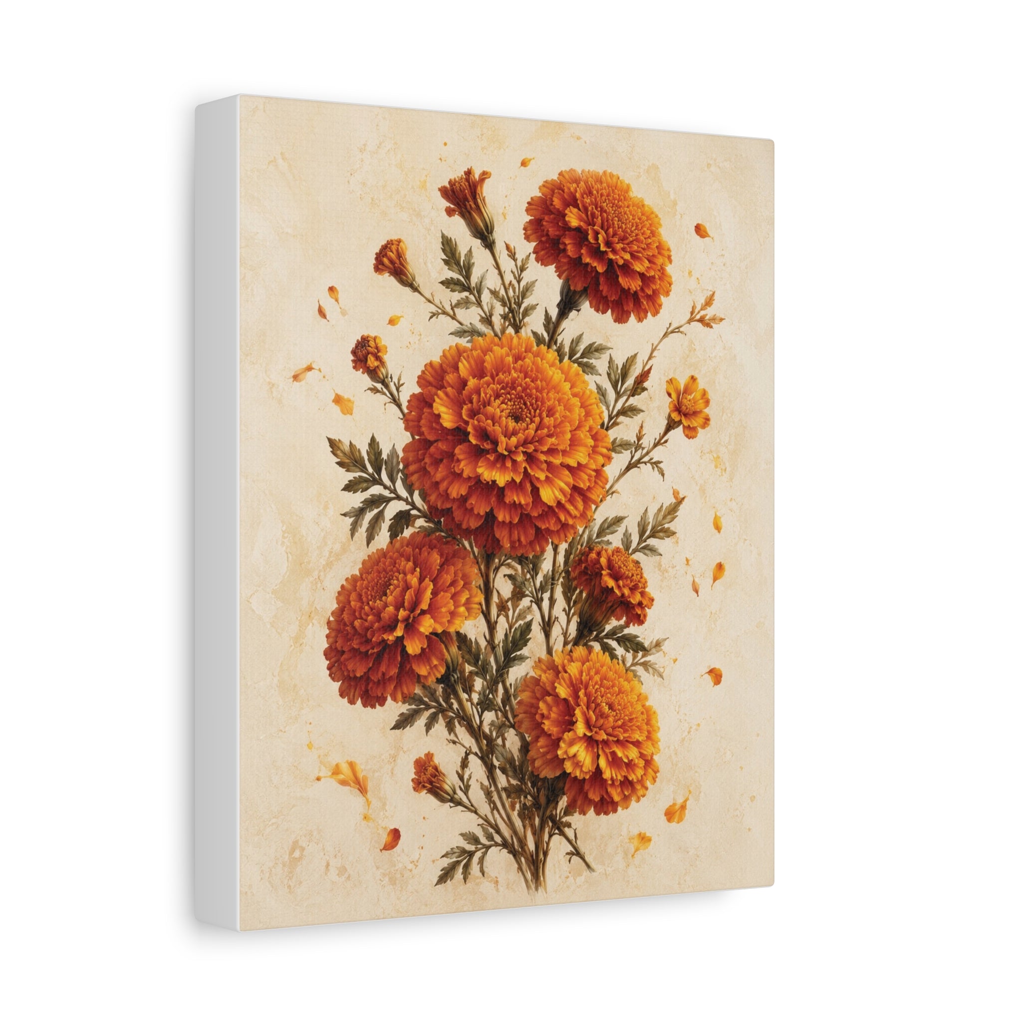 Flower of Remembrance | Marigold Canvas