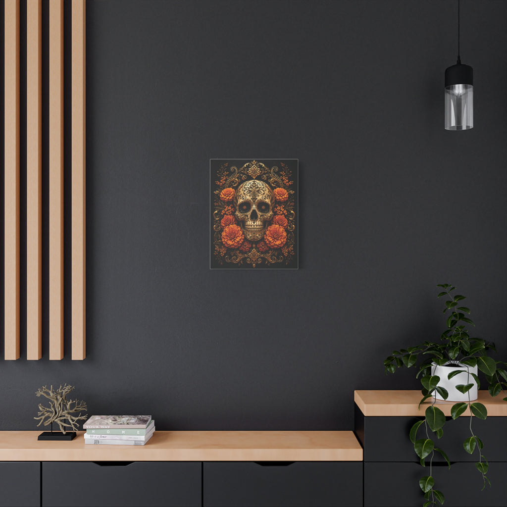 Imperial Skull | Day of the Dead Canvas