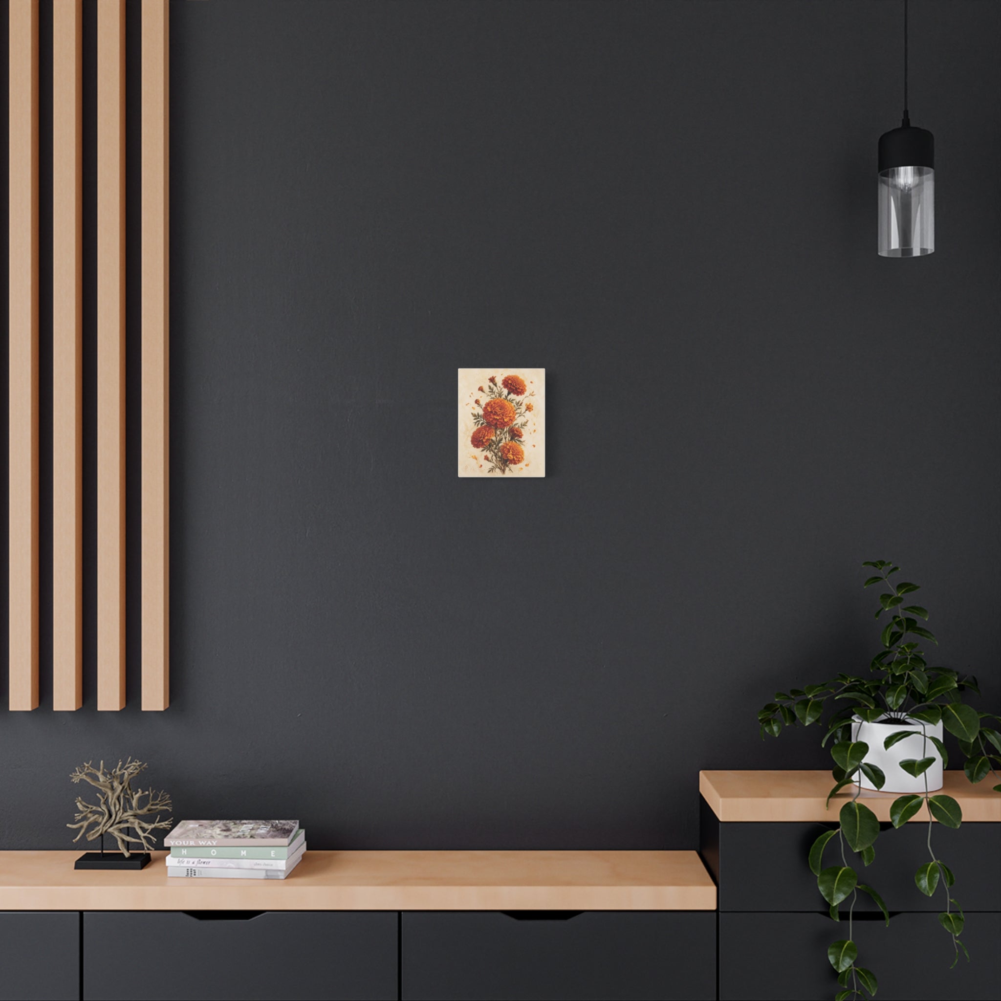 Flower of Remembrance | Marigold Canvas