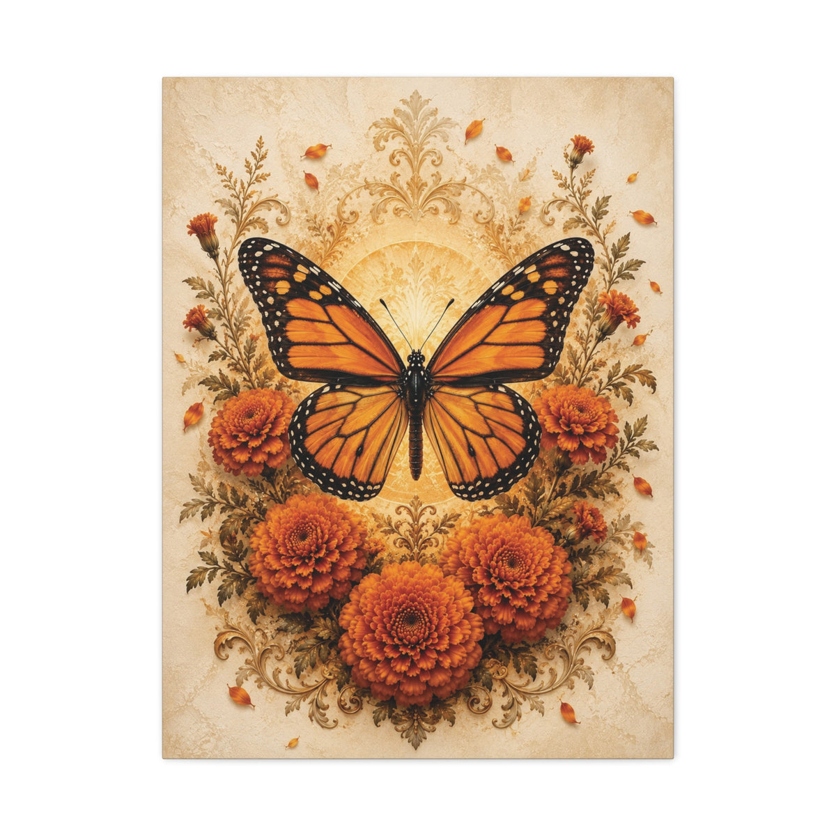 Monarca Eterna | Eternal Monarch Butterfly Canvas