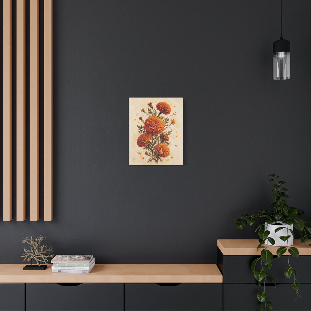 Flower of Remembrance | Marigold Canvas