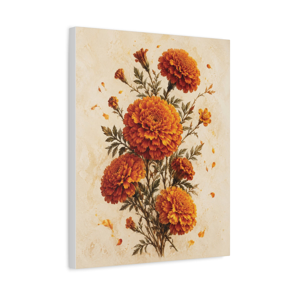 Flower of Remembrance | Marigold Canvas