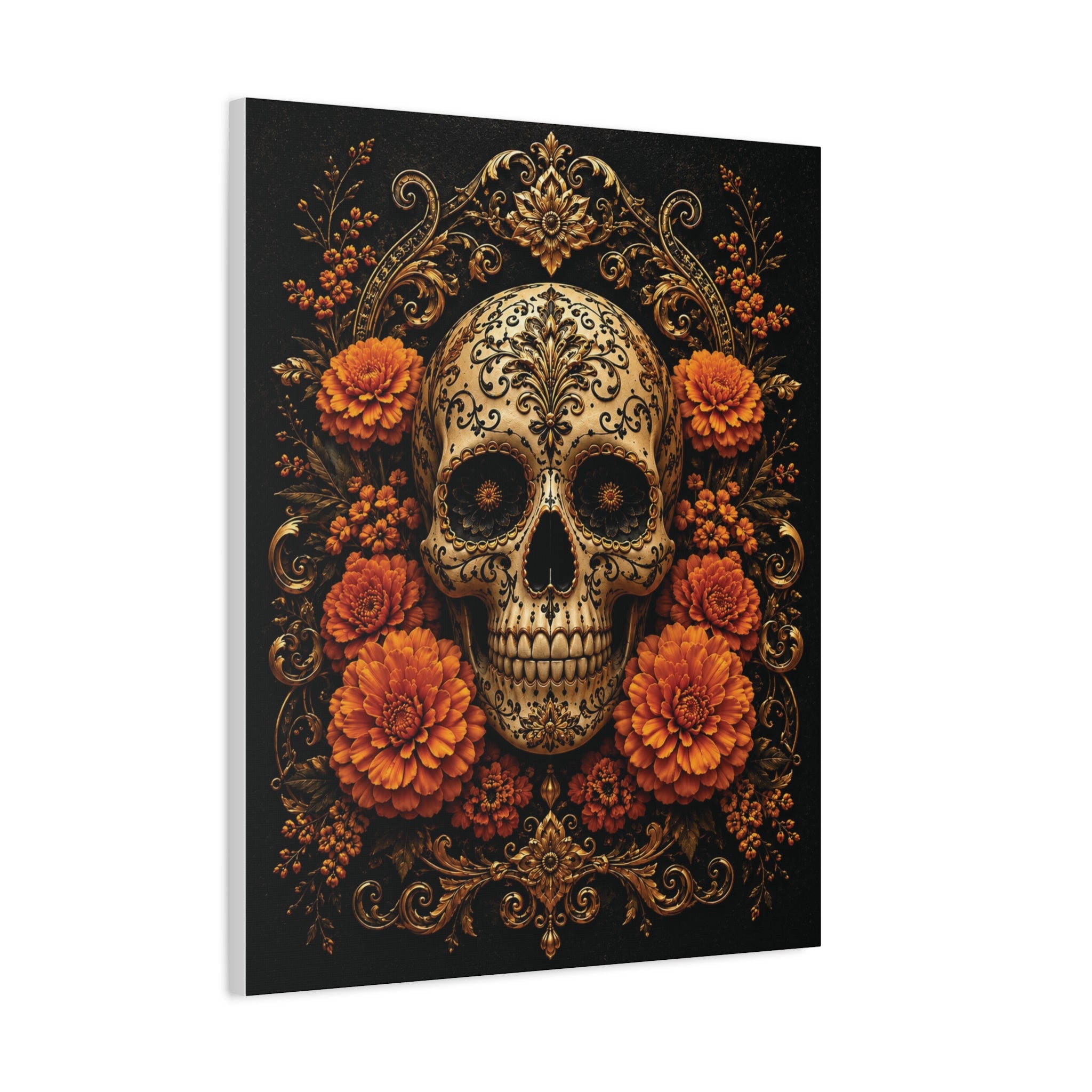 Imperial Skull | Day of the Dead Canvas